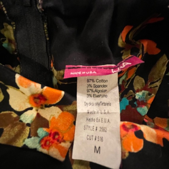 Ixia Vintage Look Floral Sundress M (jrs.) FREE SHIP - Picture 5 of 5